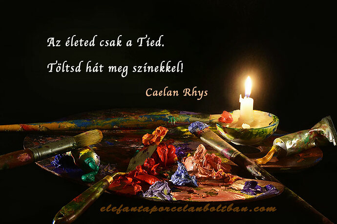 Az életed csak a Tied. Töltsd hát meg színekkel!